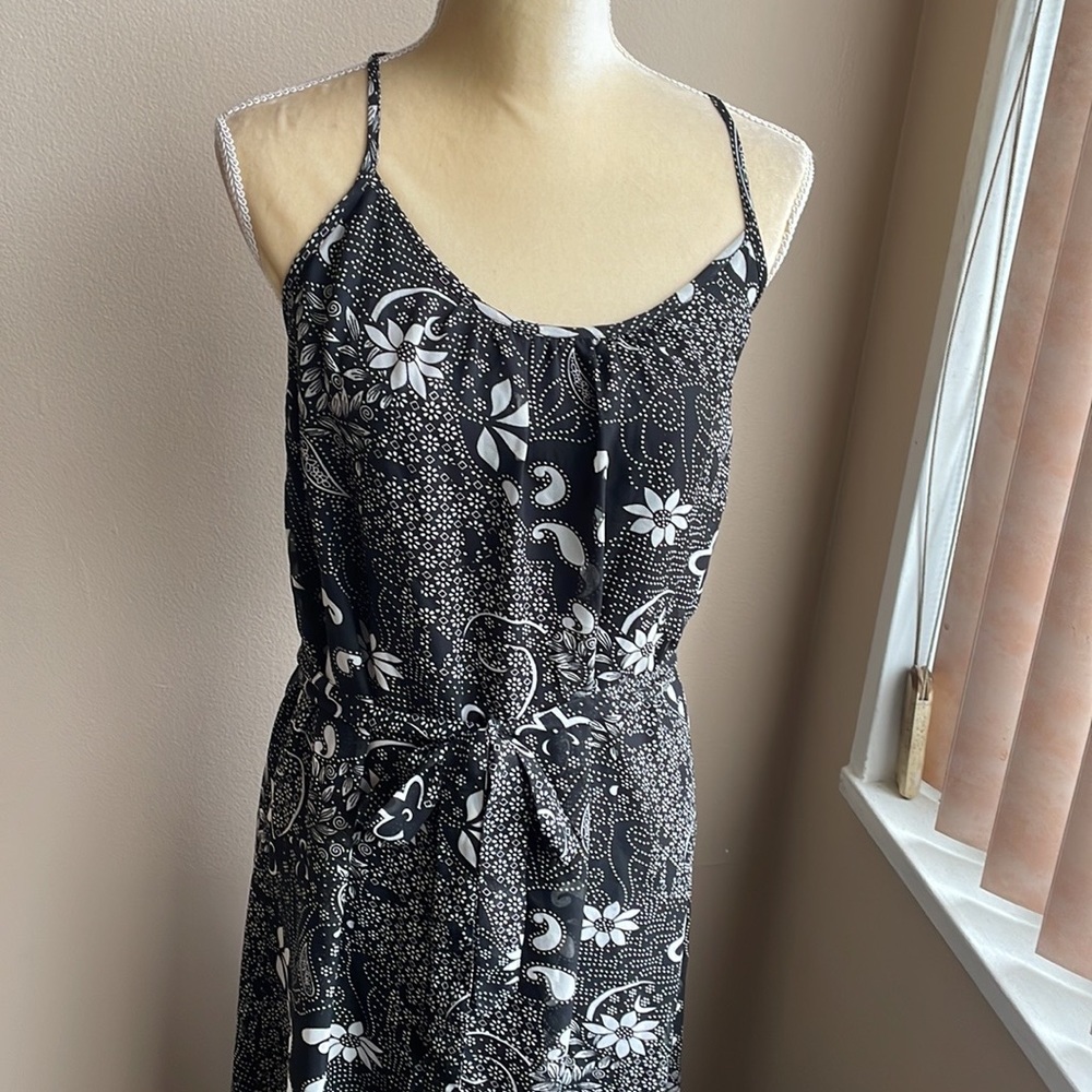 Mimmer Womens Summer dress Sexy Back  Sz M Tropical Floral - Picture 3 of 4